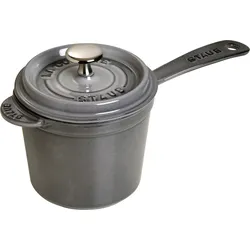 Staub Sauciere 1,2 l graphitfarbig mit Deckel