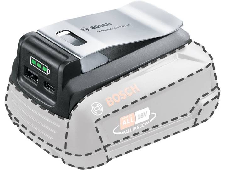 Bosch Accessoires - USB-adapter voor voeding van externe apparaten 18/45 V 1600A02WS1