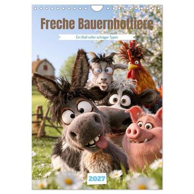 Bekloppt aber glücklich (Wandkalender 2027 DIN A4 hoch), CALVENDO Monatskalender