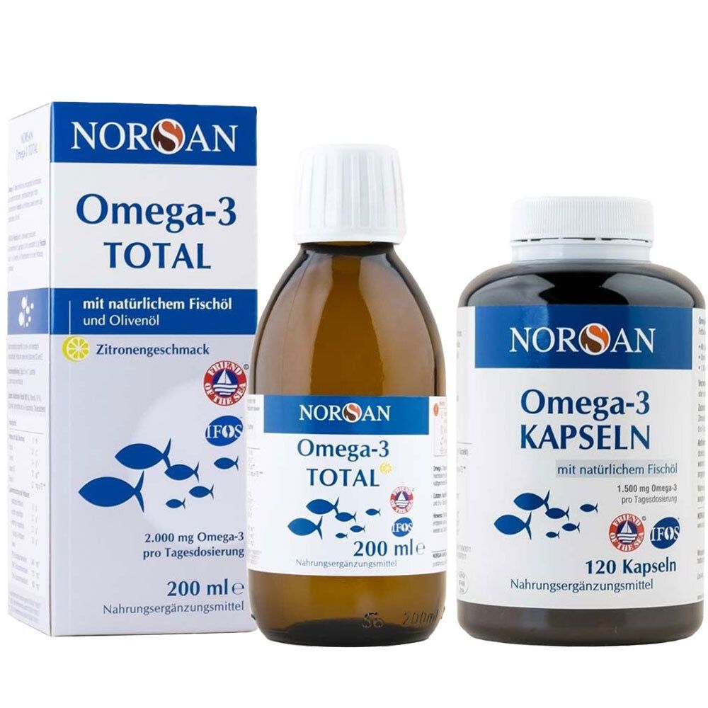 Norsan Omega-3 flüssig & Kapseln 1 St Set