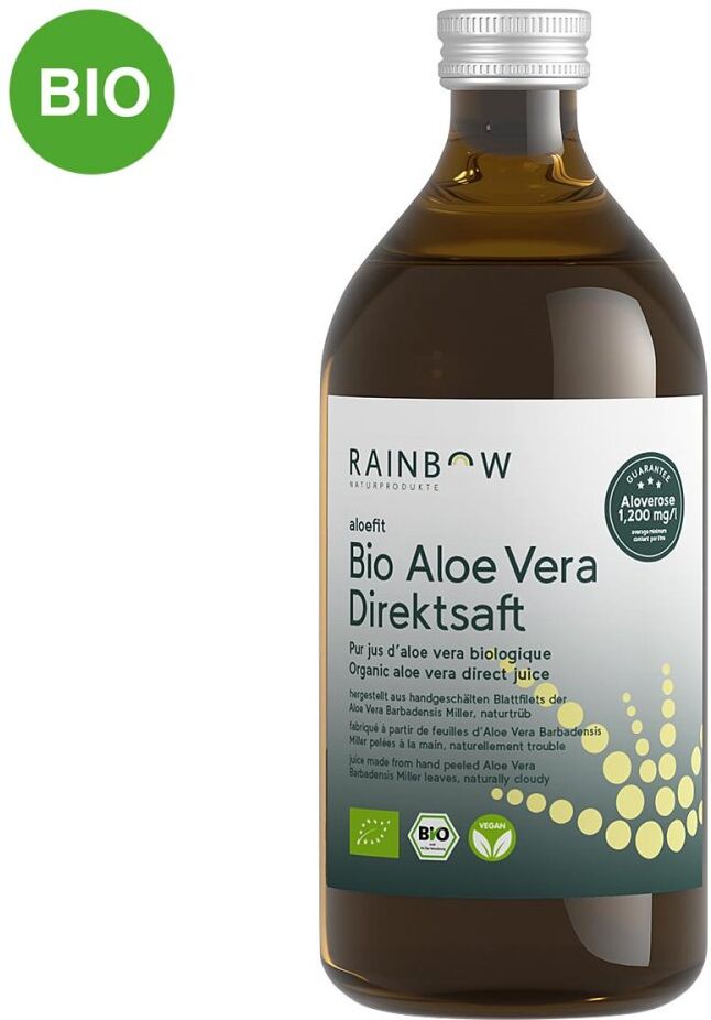 Rainbow aloefit Bio Aloe Vera Direktsaft