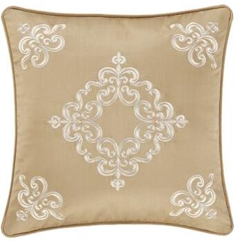 Potenza 18 Inch Square Decorative Throw Pillow by Royal Court in Gold (Size ONE SIZE)