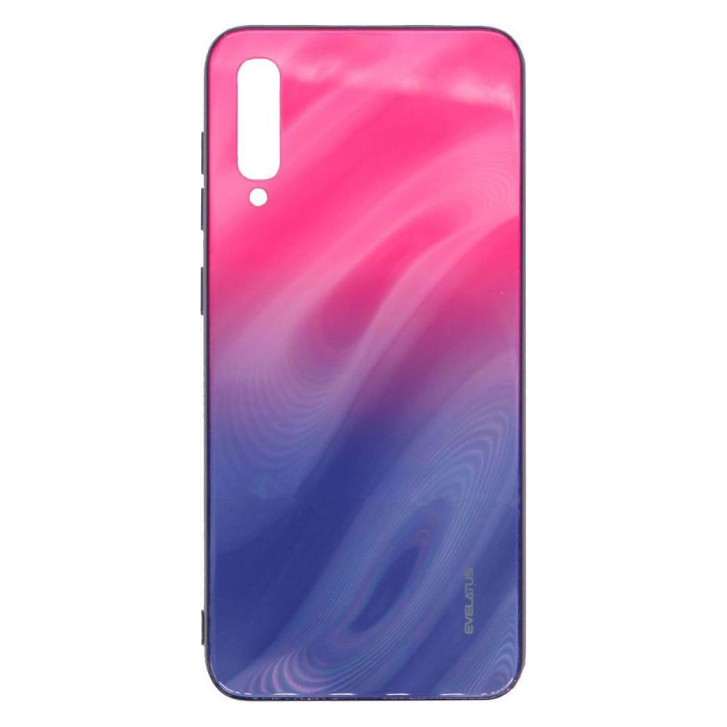 Evelatus A50 Water Ripple Gradient Color Anti-Explosion Tempered Glass Case (Samsung A20) (ESA50WRCATGCGR2)