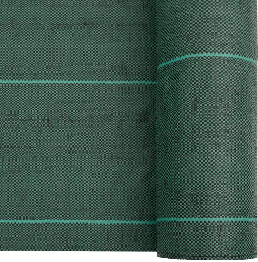 vidaXL Membrana de malezas PP verde 1x25 m Verde