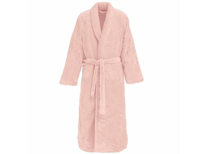 Peignoir mixte polaire chaud doublé poudre l