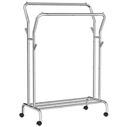 Songmics Rollgarderobe 103,5/52,5/- cm silber, 103.5x52.5 cm