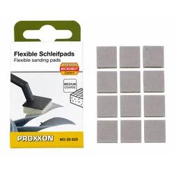 PROXXON 28825 Flexible Schleifpads Mittel Zubehör Penschleifer PS 18 12 teilig