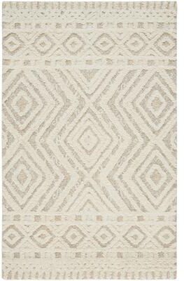 Grand Bazaar Elika Hand Tufted Diamond Transitional Area Rug