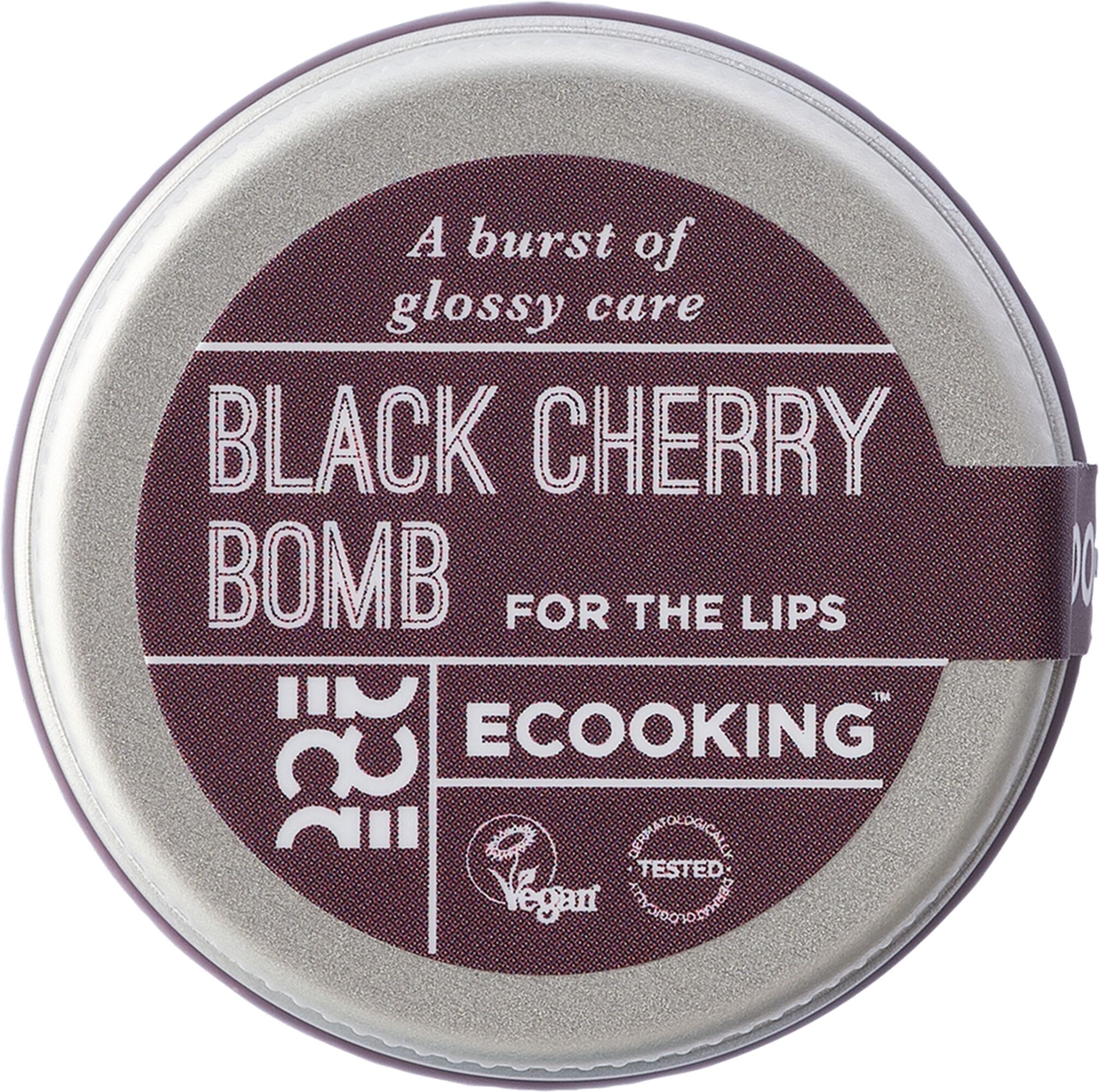 ECOOKING Black Cherry Bomb Lip Balm 15 ml