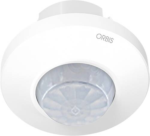 ORBIS Zeitschalttechnik OB137840 Decke, Aufputz, Aufbau PIR-Bewegungsmelder 360° Weiß IP40