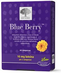 New Nordic Blue Berry Integratore Vista 60 Compresse