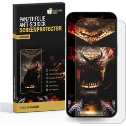 1x Panzerfolie für iPhone 16e Anti-Shock HD klar Displayschutz Schutzfolie Screen-Protector, Anti Stoß, Anti-Kratz, Anti-Schmutz