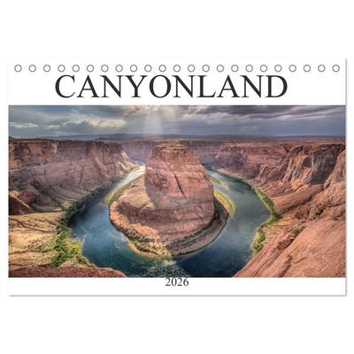 CANYONLAND, USA (Tischkalender 2026 DIN A5 quer), CALVENDO Monatskalender