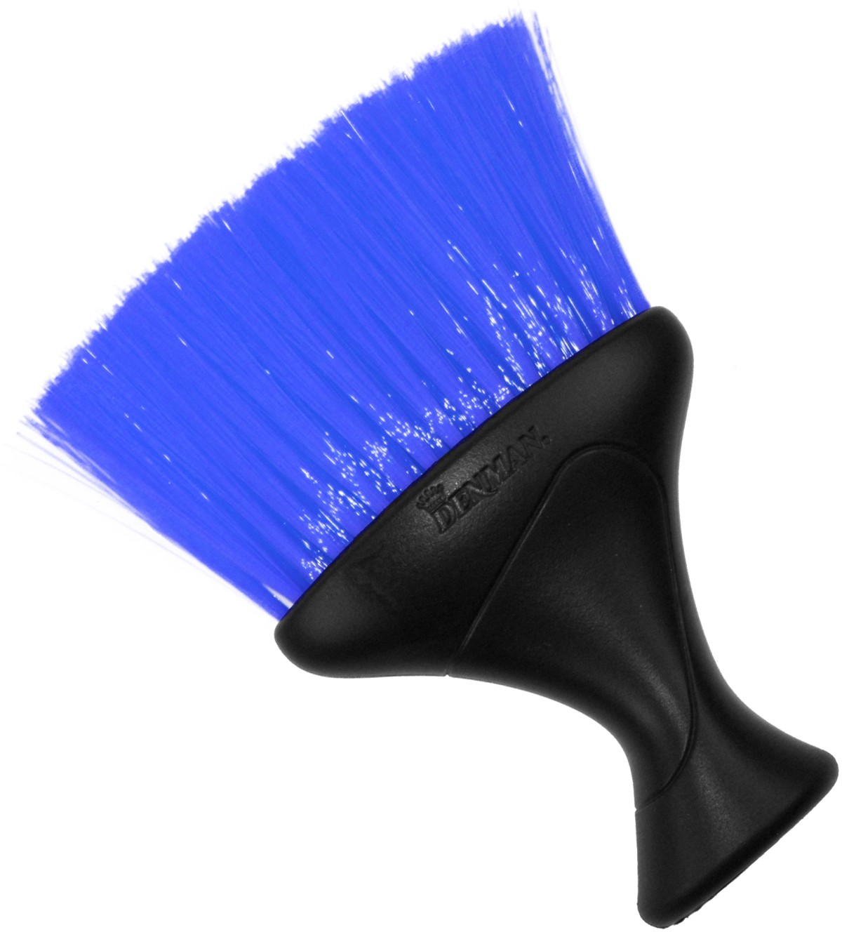 Denman Nackenwedel D78 Schwarz mit blauen Borsten B-2003