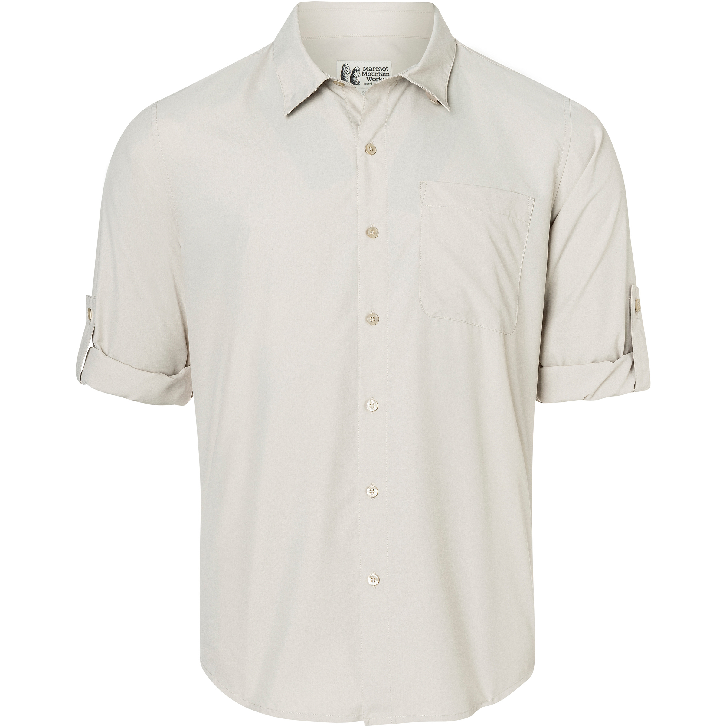 Marmot AirExchange UPF 40 Herren Hemden weiss Größe M Trekking Atmungsaktiv