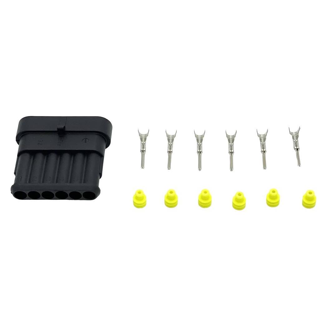 MTA SuperSeal Steckverbinder 1.5mm - 6 polig - männlich (3050133)