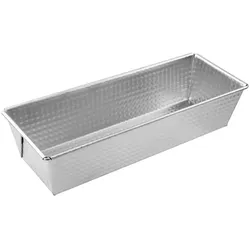 Zenker Silver Königskuchenform, Kastenform, Kuchen Form, Backform, Kuchenform, Weißblech Verzinnt, Silber, L 30 cm, 6814
