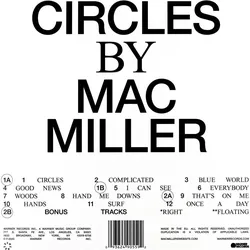 Warner Bros., Schallplatten, Circles (Clear 2LP) (Mac Miller)