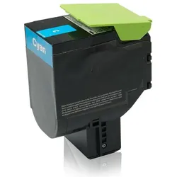 Inkadoo, Toner, Toner kompatibel zu Lexmark 70C2HC0 / 702HC Toner, cyan Cyan (C)