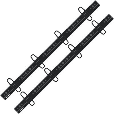CRDBAG CRDWALL MKII 2 Tracks 8 Mounts Noir