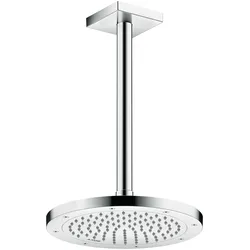 hansgrohe AXOR ShowerSolutions Deckenanschluss, 300mm, eckig, 26438000, Farbe: Chrom