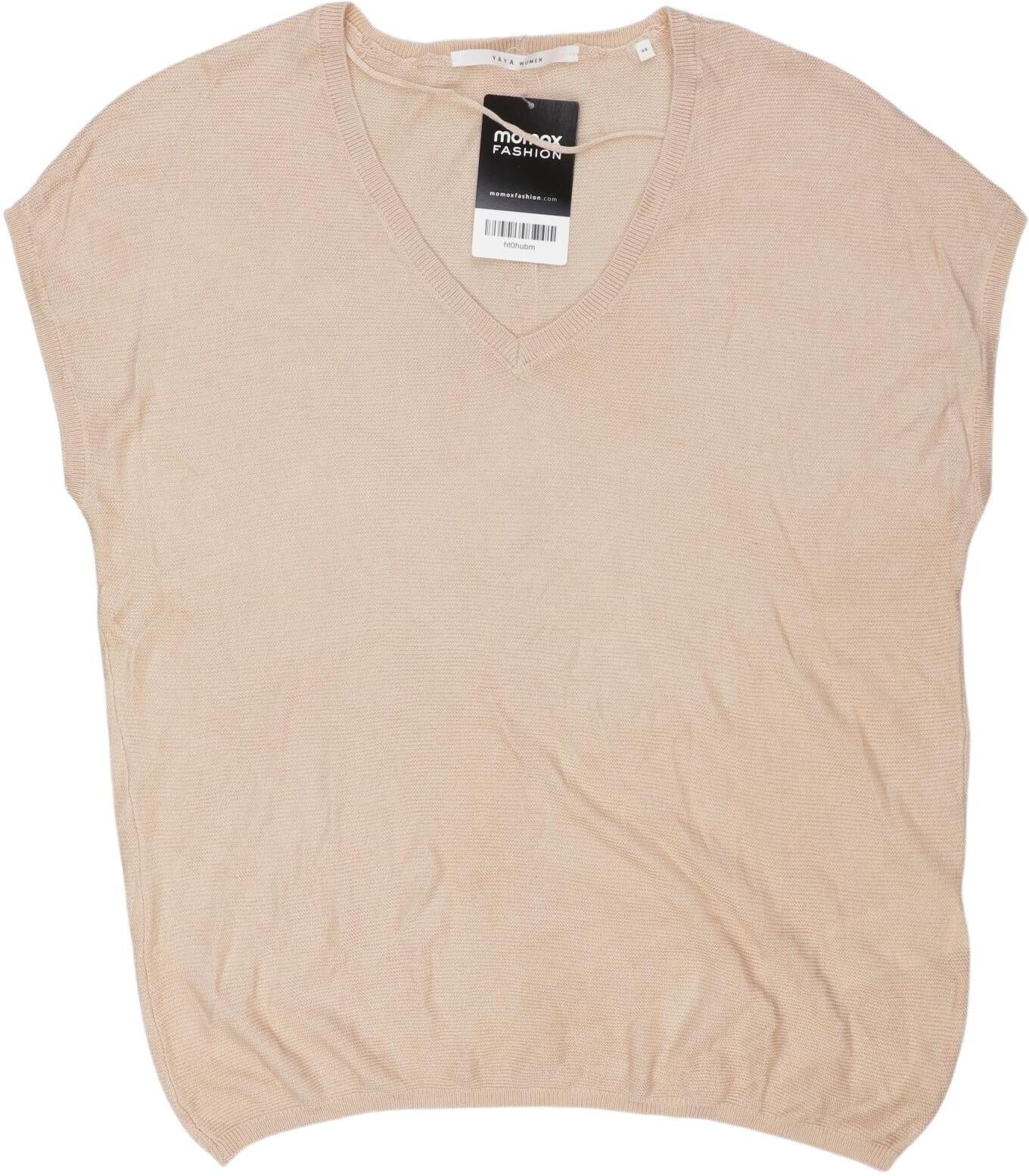 Yaya Damen Top, Beige, Gr. XS, Lyocell / Seide - Second Hand