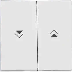 Kopp 490388187 ATHENIS - Flächendoppelwippe mit Symbol ”Pfeil”, Farbe: reinweiß