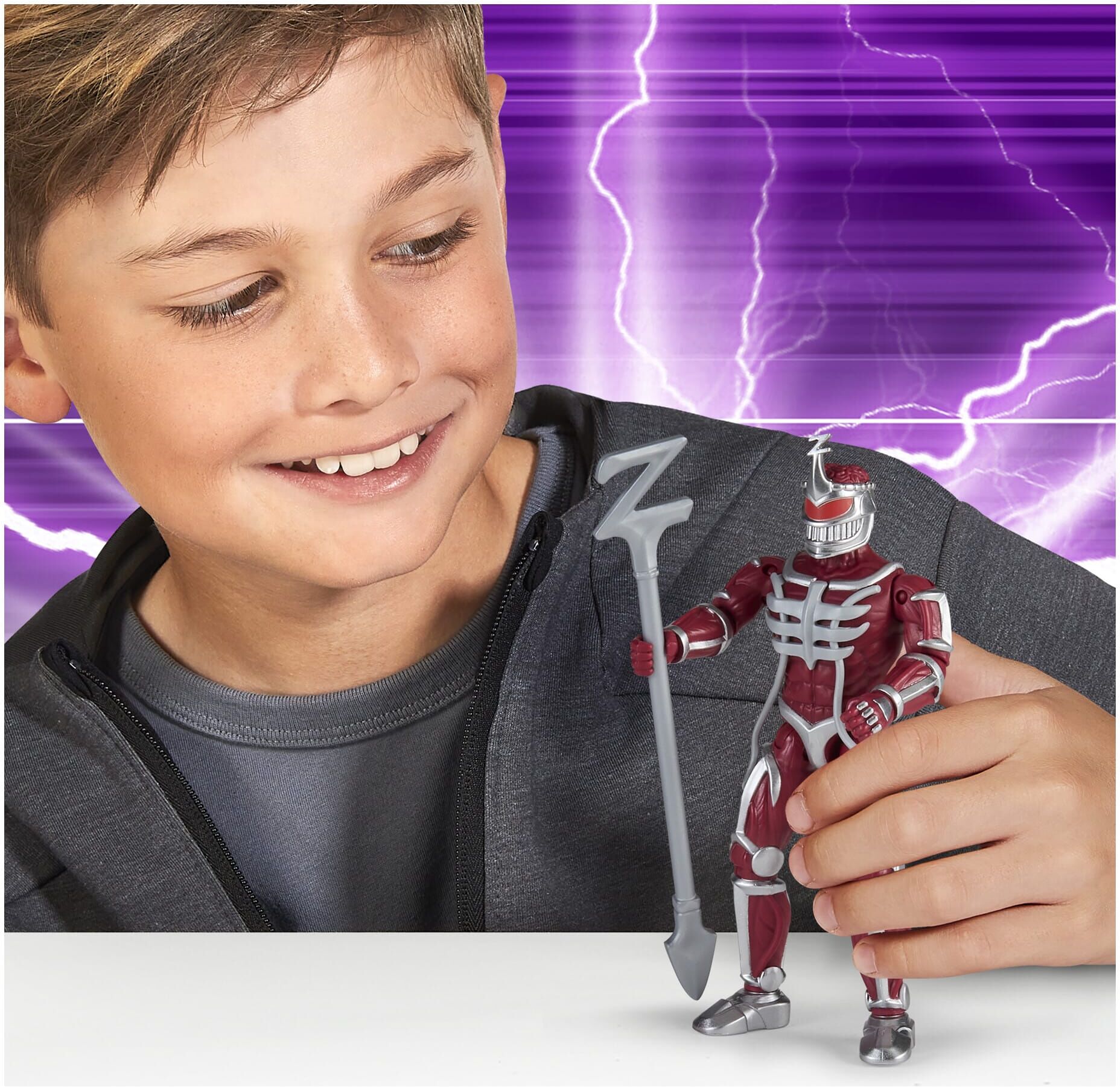 Mighty Morphin Power Rangers Re-Ignition Lord Zedd Evil Space Alien Figure by Playmates Toys - Action Figure with Staff Accessory