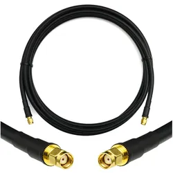 Rangeful RP-SMA Male to RP-SMA Male 1m Coaxial Cable HF300 (LMR300 equivalent), Antennenkabel
