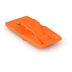 Wago 832-522 Mittenverriegelung,für Federleisten,für gerade Polzahlen,orange 832522  - 10 Stück