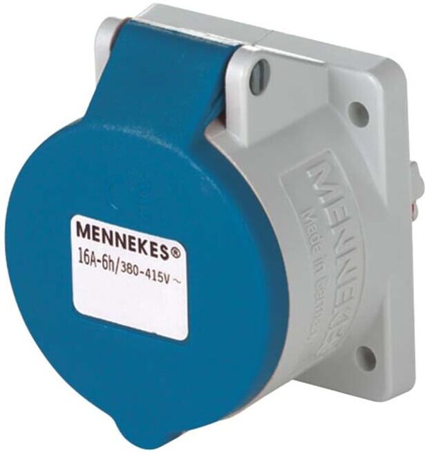 Mennekes Boîte d’encastrement TwinContact 16A, 3p, 6h, 230V, IP44 1668 (1668)