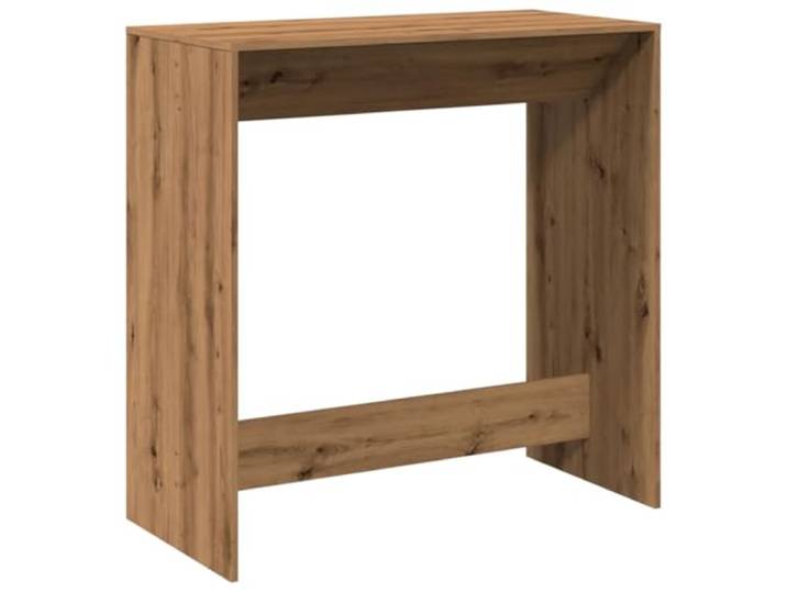 GHVBNMF Bartisch Artisan-Eiche 102x50x103,5 cm Holzwerkstoff Kompakter Hochtisch für Küche und Essbereich in robuster Holzoptik mit Wandbefestigung für Stabilität bis 80 kg Belastung.