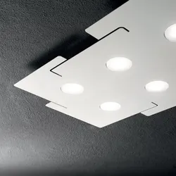 Ideal Lux 215785 Deckenleuchte Totem 6x15W|GX53