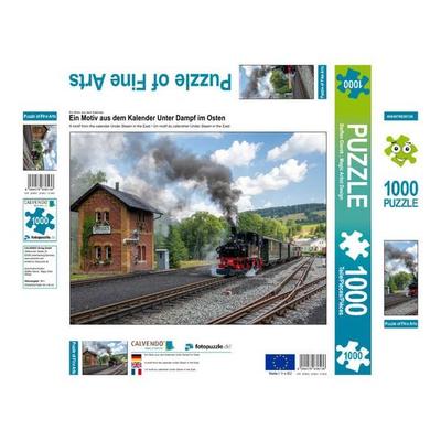 CALVENDO Puzzle Ein Motiv aus dem Kalender Unter Dampf im Osten | 1000 Teile Lege-Größe 64x48cm Foto-Puzzle für glückliche Stunden
