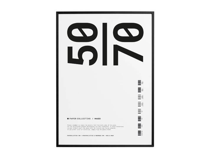 Paper Collective Cadre Paper Collective plexiglass-noir 50x70 cm