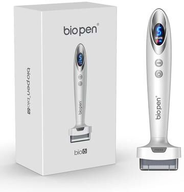Uplift Picks Bio6 Electric Derma Stamp For Skin And Scalp Care white