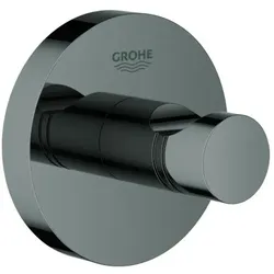 Grohe Essentials Bademantelhaken 40364A01 hard graphite, verdeckte Befestigung
