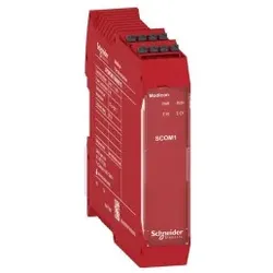 Schneider Electric XPSMCMCO0000S1G Modul sichere Kommunikation, 1 Kanal (Anfang/Ende der Linie), Modicon Sicherheitscontroller XPSMCM, Schraubklemmen