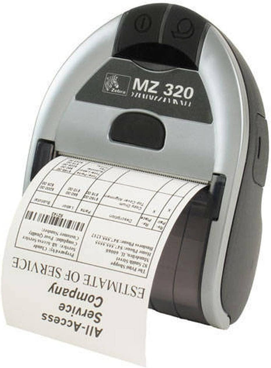 Zebra MZ 320 Etikettendrucker   Schwarz/Grau - Refurbished