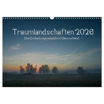 Traumlandschaften 2026 (Wandkalender 2026 DIN A3 quer), CALVENDO Monatskalender