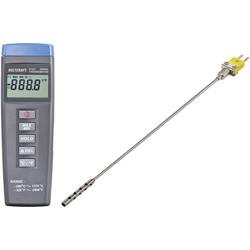 VOLTCRAFT K101 + TP 201 Temperatur-Messgerät kalibriert (DAkkS-akkreditiertes Labor) Fühler-Typ K