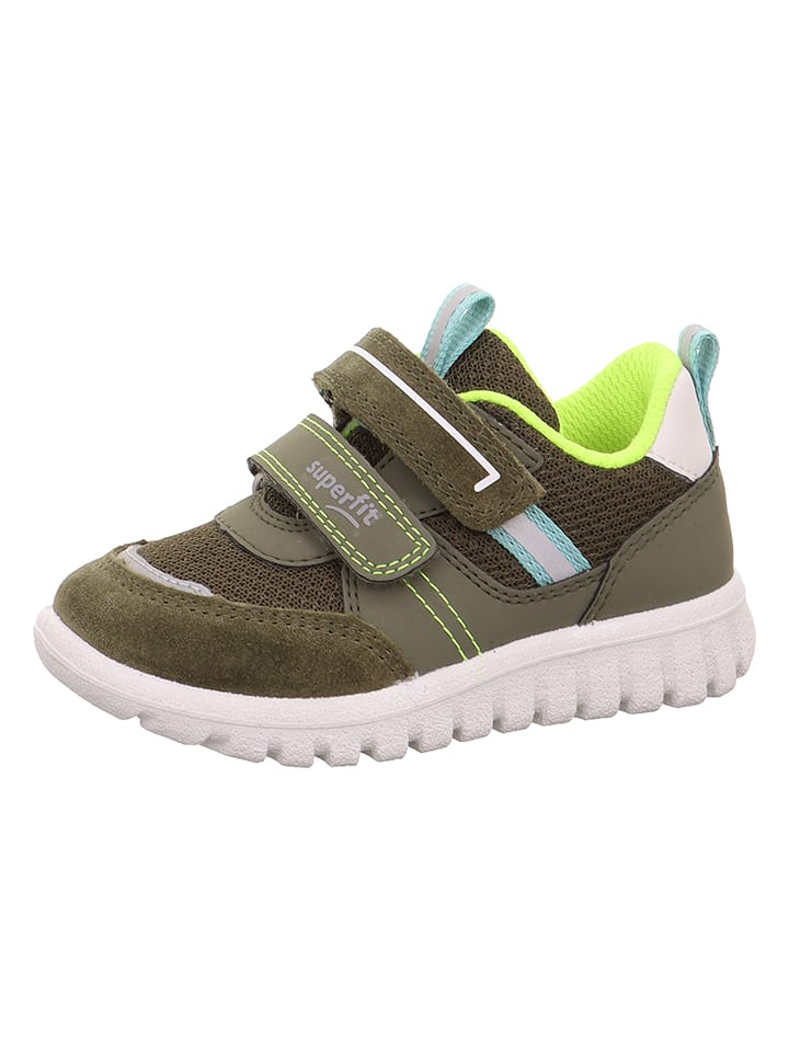 superfit Leder-Sneakers "Sport 7" in Khaki - 33