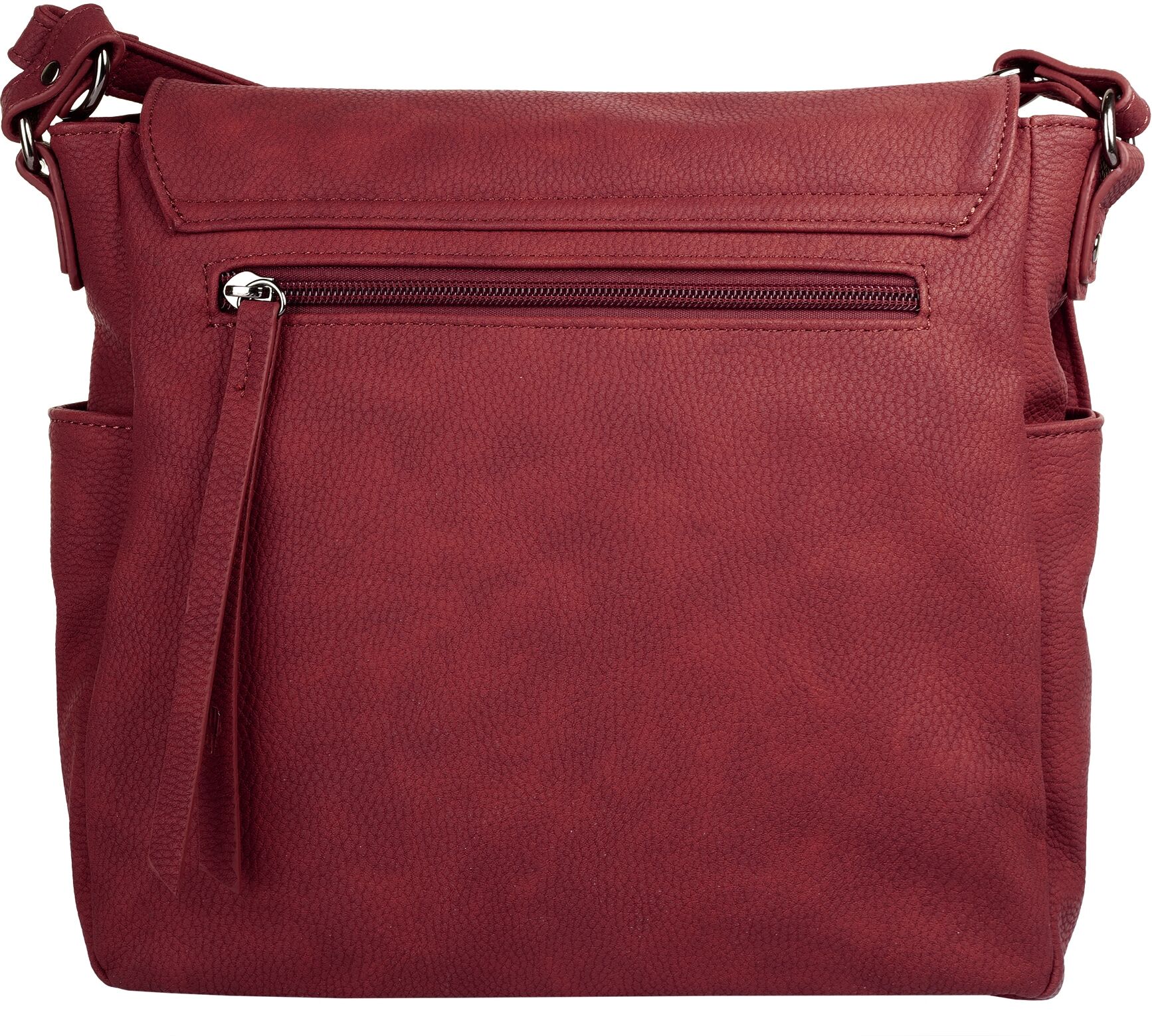 Umhängetasche BETTY BARCLAY "BETTY BARCLAY Damen", Damen, Gr. B/H/T: 23cm x 22cm x 10cm onesize, rot, Polyurethan (PU), unifarben, Taschen Umhängetasche