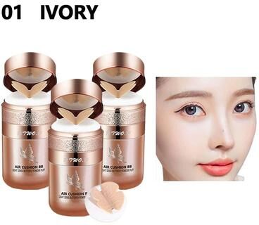 Inspired Living Flawless Stay Waterproof Concealer + Oil Control Brightening Cover 3pcs 01 Ivory