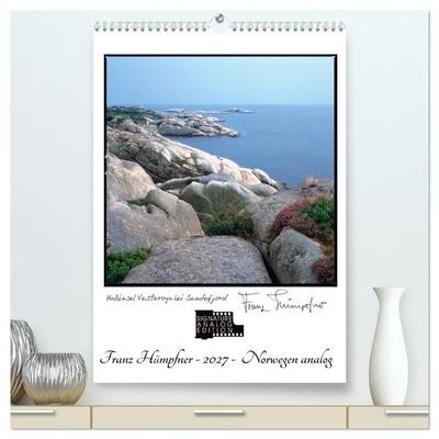 Norwegen analog (hochwertiger Premium Wandkalender 2027 DIN A2 hoch), Kunstdruck in Hochglanz