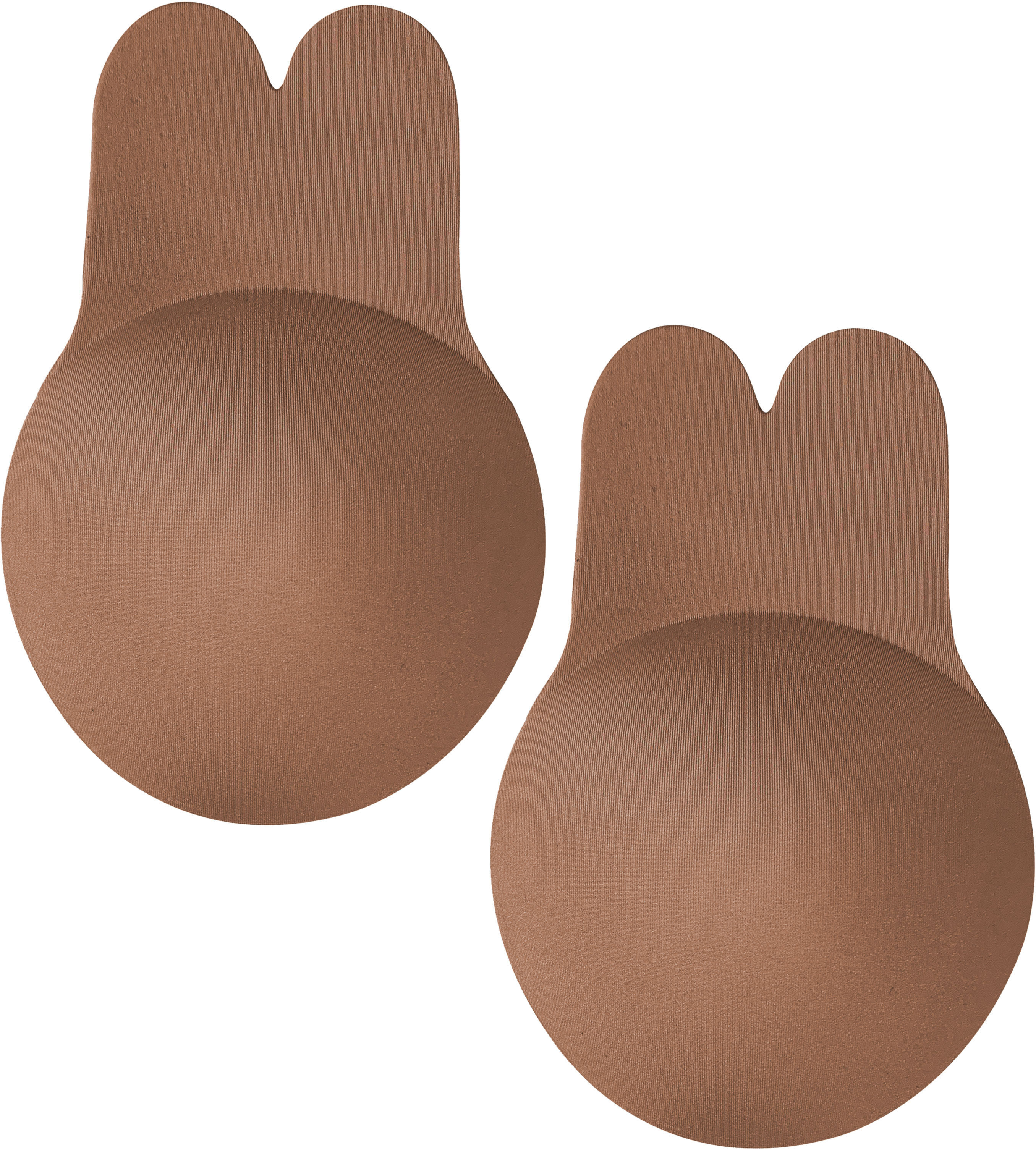 Klebe-BH MAGIC BODYFASHION "Lift Covers", Damen, Gr. XXL/XXXL, N-Gr, beige (mocha), Obermaterial: 80% Polyamid, 20% Elasthan, BHs Klebe-BH, für ein freies Dekolleté, Rücken und Schultern mocha XXL/XXXL, N-Gr