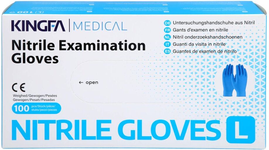 Nitril Einmal Handschuhe puderfrei gross