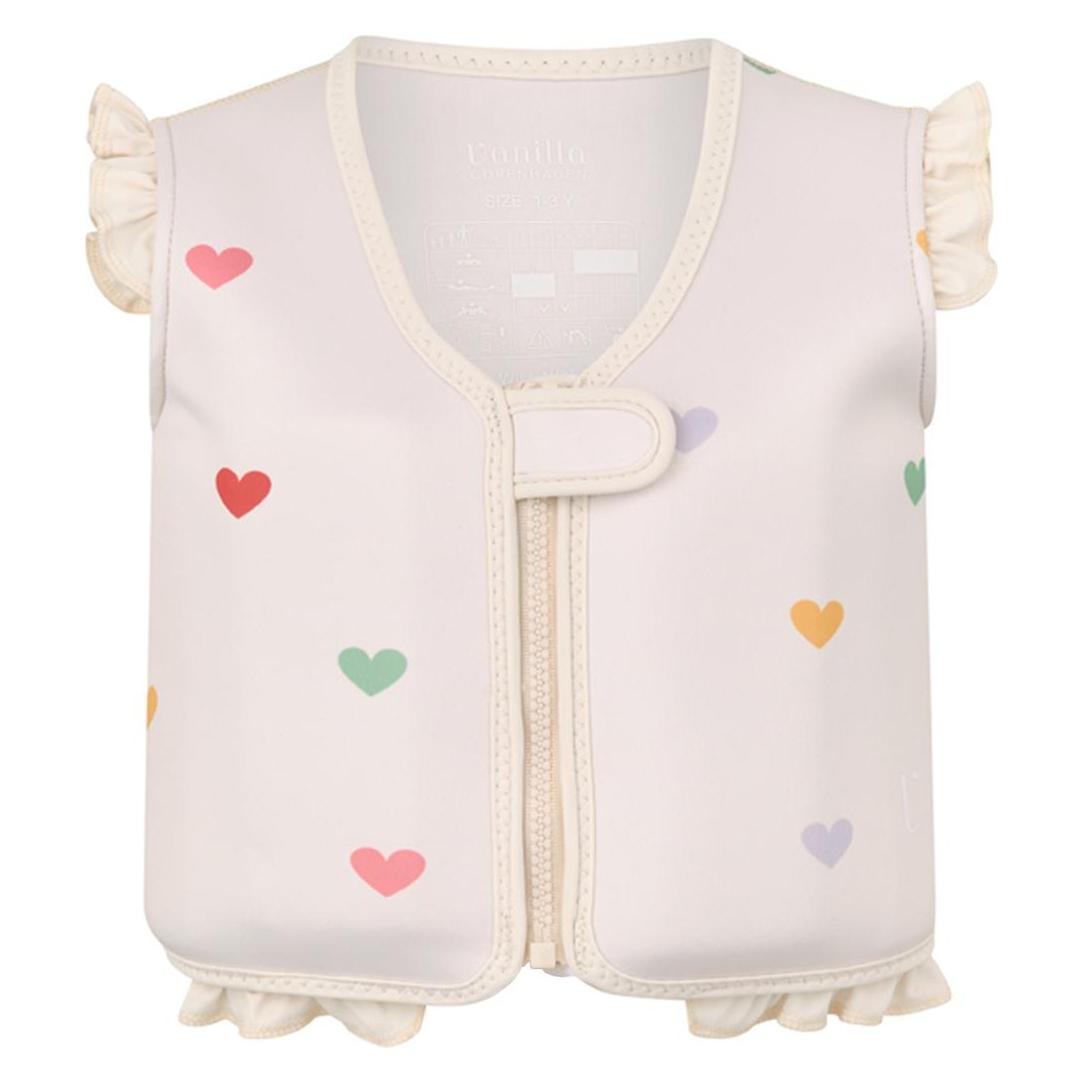 Copenhagen Studios Vanilla - Swim Vest - Neoprene - Hearts (NEOV3126-2) (NEOV3126-2)