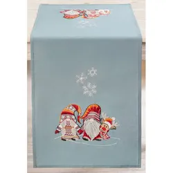 Stickläufer "Winter-Family"