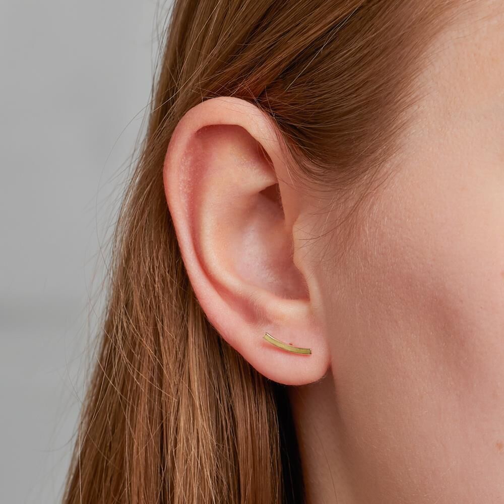 Unique Ohrstecker für Damen aus 375er Gold gold